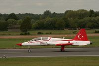 70-4017 @ EGVA - Taken at the Royal International Air Tattoo 2008 during arrivals and departures (show days cancelled due to bad weather) - by Steve Staunton