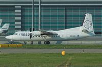 5B-DCB @ LOWW - Freedom Airways Fokker 50  CYPRUS - by Delta Kilo
