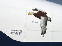N600ZE @ OSH - 1943 Grumman G-21A 'Blue Goose', two P&W R-985-S2B radials 450 Hp each. Grumman's First Twin Engine Amphibian - by Doug Robertson