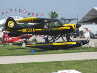 N102AA @ OSH - 2007 Aviat A-1B HUSKY, Lycoming O-360-A1P 180 Hp, on floats - by Doug Robertson