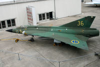 36 - S/n 36 - Preserved outside Bourget Museum in Swedish Air Force c/s - by Shunn311