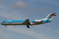 PH-OFJ @ EBBR - flight KL1723 is descending on rwy 25L - by Daniel Vanderauwera