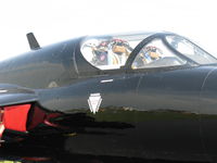 N81827 @ OSH - Hawker Siddeley HUNTER T75, one Rolls Royce Avon 203 10,050 lb thrust turbojet - by Doug Robertson