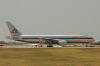 N762AN @ DFW - American Airlines holding short at 18L at DFW - by Zane Adams