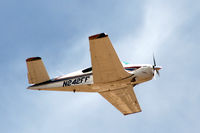 N242FF @ ADS - Departing Addison Airport, Dallas, TX