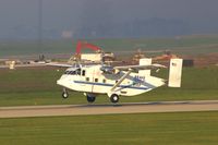 N114LH @ CID - Lifting off Runway 13 - by Glenn E. Chatfield