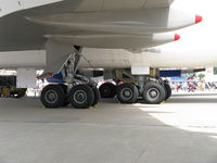 N249BA @ OSH - Boeing 747-409 DREAMLIFTER, four Turbofans, main gear - by Doug Robertson