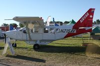 N215AV @ OSH - EAA AirVenture 2008, GIPPSLAND AERONAUTICS GA 8.  First one I've seen that wasn't in Civil Air Patrol colors. - by Timothy Aanerud