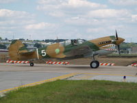 N40PN @ KOFF - P-40 WARHAWK - by Gary Schenaman