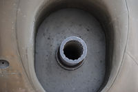 N5548N @ KAPA - Up close of the forward cannon.