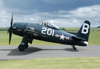 G-RUMM @ EGSU - This impressive aircraft was one of the active warbirds during the Flying Legends 2008.