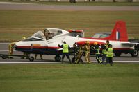 G-BWEB @ EGVA - Taken at the Royal International Air Tattoo 2008 during arrivals and departures (show days cancelled due to bad weather) - by Steve Staunton