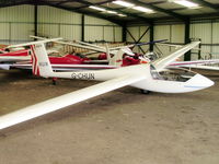 G-CHUN @ X3SI - GROB G102 ASTIR CS JEANS, Staffordshire Gliding Club, Seighford Airfield - by chris hall