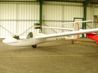 G-CHUN @ X3SI - GROB G102 ASTIR CS JEANS, Staffordshire Gliding Club, Seighford Airfield - by chris hall