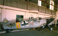 N109ME @ FTW - CAF Buchon (Spanish built Me-109) After returning from Europe for teh movie The Hindenburg - by Zane Adams