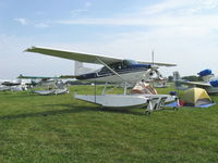 N4935Q @ OSH - 1978 Cessna A185F SKYWAGON, Texas Skyways IO-550 300 Hp conversion, Robertson STOL, many mods - by Doug Robertson