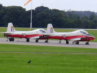 XW367 @ EGWC - Hunting Jet Provost T5A, 1 SoTT, alongside XW425 - by chris hall
