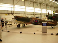K9942 @ EGWC - Supermarine Spitfire IA, RAF Museum - by chris hall