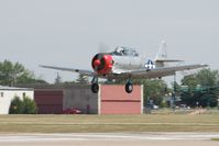 N7083C @ KFCM - On short final at the 2008 AirExpo at Flying Cloud Airport in Eden Prairie, MN - by Peter J. Markham