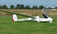 G-CJEE - Competitor in the Midland Regional Gliding Championship at Husband's Bosworth - by Terry Fletcher