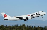LX-YCV @ KPAE - Test flight Boeing 551