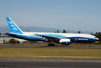 N5020K @ KPAE - First flight of the 777 freighter Call sign Boeing 1 - by Nick Dean
