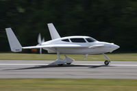 N94KL @ SGS - Velocity landing roll-out - by Bill Molnar