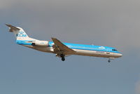 PH-OFN @ EBBR - flight KL1723 is landing on rwy 02 - by Daniel Vanderauwera