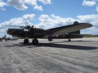 N3703G @ KYIP - Boeing B-17G - by Mark Pasqualino