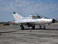 N711MG @ KYIP - MiG 21 - by Mark Pasqualino