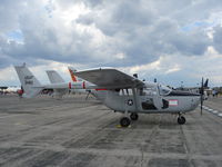 N5257J @ KYIP - Cessna 0-2A