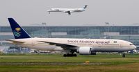 HZ-AKB @ EDDF - Landing in FRA - by Marcus Valentin