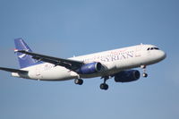 YK-AKA @ LOWW - Airbus A320 landing RWY34 - by Amadeus