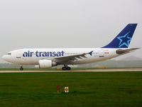 C-GFAT @ EGCC - Air Transat - by chris hall