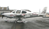 N970SR @ EGBT - New Cirrus SR22 outside UK dealers at Turweston - by Terry Fletcher