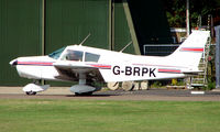 G-BRPK @ EGSX - 1972 Piper Pa-28-140 at North Weald - by Terry Fletcher
