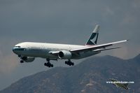 B-HNL @ VHHH - Cathay Pacific approaching runway 25R - by Michel Teiten ( www.mablehome.com )