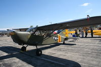 N2745C @ YIP - Stinson L-5E Patton's Pup