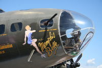 N3703G @ YIP - B-17 Memphis Belle - by Florida Metal
