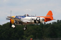 N4747P @ YIP - P-47D Tarheel Hal - by Florida Metal