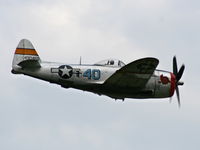 N9246B @ YIP - P-47D Hun Hunter - by Florida Metal