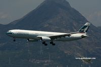 B-HLI @ VHHH - Cathay Pacific approaching runway 25R - by Michel Teiten ( www.mablehome.com )