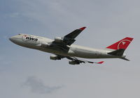 N672US @ DTW - Northwest 747-400 - by Florida Metal