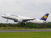 D-AIQT @ EGCC - Lufthansa - by chris hall