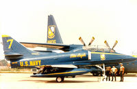 158722 - USN Blue Angels #7 at the former Dallas Naval Air Station