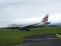 G-EUPZ @ EGPF - BA A319 At Glasgow airport - by Mike stanners
