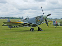 G-IXCC @ EGSU - Spitfire LF.IXC/Duxford