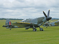 G-SPIT @ EGSU - Spitfire FR.XIV/Duxford (MV268) - by Ian Woodcock