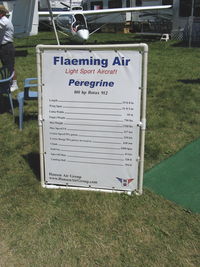N453JH @ OSH - Flaeming Air Gmbh FA-04 PEREGRINE, Rotax 912 100 Hp, LSA candidate ex-wings, data - by Doug Robertson