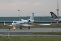 HB-JGJ @ EBBR - Manoeuvring to park on apron - by Daniel Vanderauwera